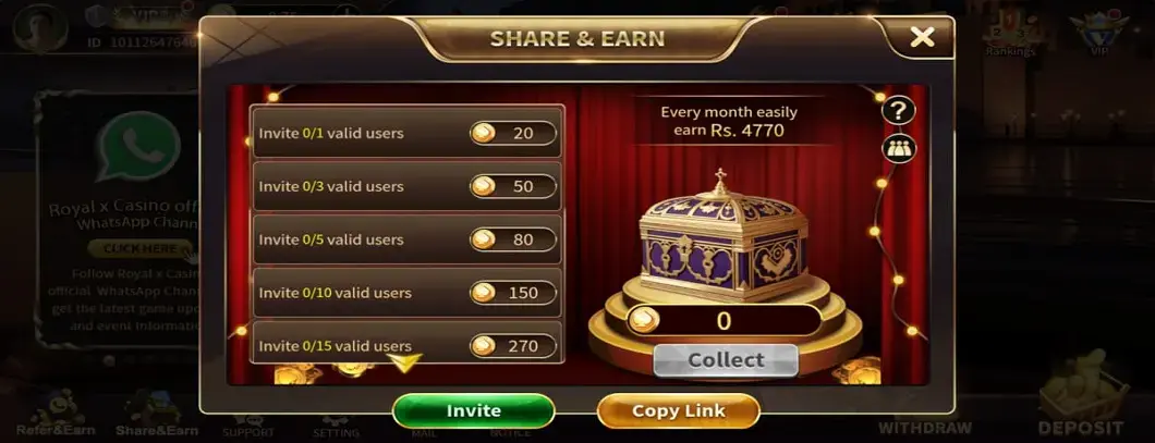 Royal X Casino Weekly Promotion Extra Bonus